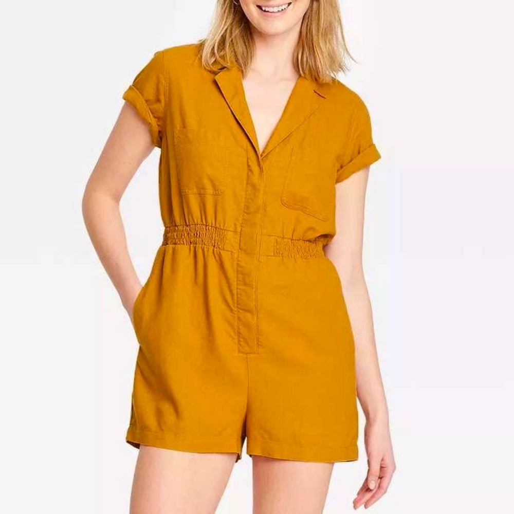 Universal Thread Linen Romper
